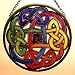 Celtic Eternal Knot in Stained Glass