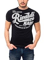 Rivaldi Camiseta Manga Corta (Negro)