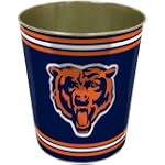 NFL Chicago Bears Metal Wastebasket
