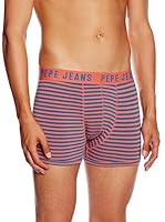 Pepe Jeans London Pack x 2 Bóxers Felix (Azul / Coral)