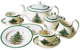 Spode Christmas Tree 11-Piece Children's Tea Set