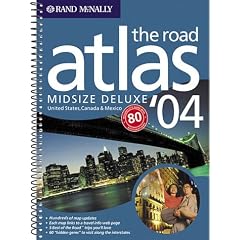 Rand McNally 2004 Road Atlas: United States, Canada & Mexico : Midsize Deluxe (Rand Mcnally Deluxe Road Atlas Mid Size)