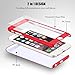 iPhone 7 case,MYRIANN Ultra Thin Full Body Coverage Protection Hard Slim Case with Tempered Glass Screen Protector for iPhone 7(Red)