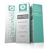OZNaturals Facial Cleanser - This Natural Face Wash Is A Superior Cleanser That Deep Cleans & Unclogs Pores With Ocean Minerals, Vitamin E and Rose Hip Oil For That Healthy, Youthful Glow!