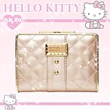 口金付 札入 ピンク 【ウォレット・財布】 キティ キルティング ゴールド・スクウェア・メタル ハローキティ