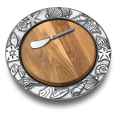 Seashell Tray Cheese Board-Sm. Round