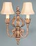Fine Art Lamps European Crossroads 230150 Small 2-LT 120w (17"H x 13"W) Sconce Lighting in Gold