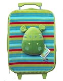 Kid's Luggage, Rolling Upright Suitcase, Selvatic. 11.41"x17.32"x5.91"