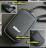 Electronics : Semi-Soft Camera Case (Black) For Nikon Coolpix S9/S8/S7/S6/S5/L2/L3/L6