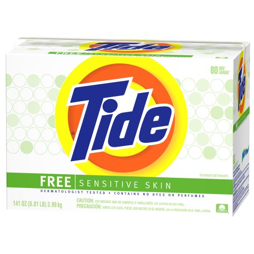 Tide Free Powder Detergent, 80-Load Boxes (Pack of 3)