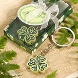 Shamrock-Trinity Love Knot Key Rings