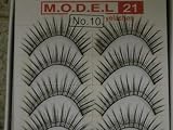 MODEL 21 Lashes False Fake No.14, 10 or 27 Eyelashes 10 Pairs