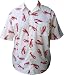 Search : Seinfeld Cosmo Kramer Lobster Button-Up White T-Shirt Tee