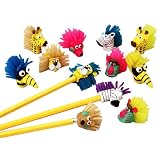 Wild Animal Pencil Toppers