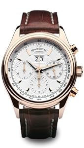 Armand Nicolet Big Date and Chronograph Watch 7148A-AG-P914MR2
