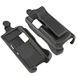 Black Plastic Swivel Belt Clip Holster for Sony Ericsson K750 / K750c / W810 / W810c / W810i
