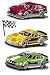 Wallies Wallpaper Cutouts - Raceway Stock Race Cars 25