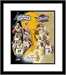 2007 San Antonio Spurs vs Cleveland Cavaliers NBA Framed Photograph Finals Collage