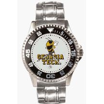 <b>Georgia Tech Yellow Jackets Competitor Watch with a Metal Band</b>
