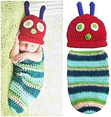 Wolkstore Cute Newborn Costume Crochet Outfits Baby Photograph Props