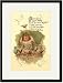 Black Framed/Matted Print 17x23, Mistress Mary Quite Contrary