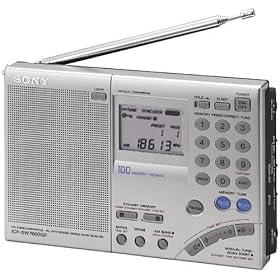 Sony ICF-SW7600GR AM/FM Shortwave World Band Receiver with Single Side Band Reception