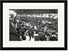 Black Framed/Matted Print 17x23, Paddington Station, London