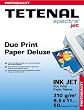 Tetenal Duo Print Deluxe, Two Sided Inkjet Paper, 210 gm, Matte / Gloss, 50 sheets, 8.5" x 11"