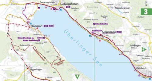 City Travel Guides Discounted  Bücher : Bikeline Radtourenbuch, Bodensee-Radweg. Rund um den Bodensee, Überlinger See und Untersee. 1:50000.