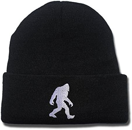 YUDUODUO Bigfoot Sasquatch Logo Beanie Fashion Unisex Embroidery Beanies Skullies Knitted Hats Skull Caps