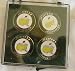Masters Augusta Tournament 4 Ball Markers