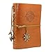 Travel Vintage Journal, Pu Leather Cover Blank Notebook