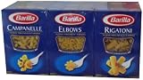 Barilla Campanelle, Elbows, Rigatoni
