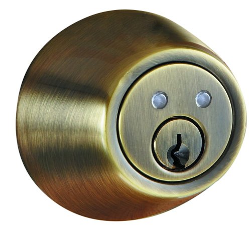 Morning Industry RF-01AQ Radio Frequency Remote Deadbolt, Antique Brass