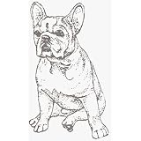 Dog Rubber Stamp - French Bulldog - 1E