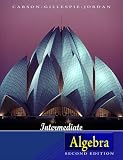 Intermediate Algebra (2nd Edition) (Carson Developmental Mathematics Series)