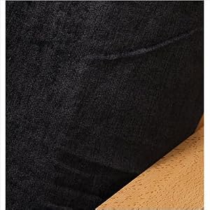 Woven Black 5 Piece Full Futon Cover Set