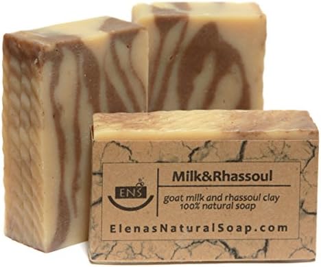 All Natural Rhassoul Clay Soap 3 pack 4oz Bars