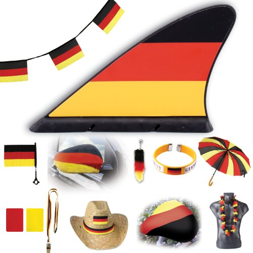 WM / EM Fanartikel Deutschland Sortiment in großer Auswahl (10x Blütenkette)