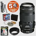 Canon EF 70-300mm f/4-5.6 IS USM AF Zoom Telephoto Lens & 6 Year Warranty & Filters & Accessory Kit