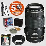Canon EF 70-300mm f/4-5.6 IS USM AF Zoom Telephoto Lens & 6 Year Warranty & Filters & Accessory Kit