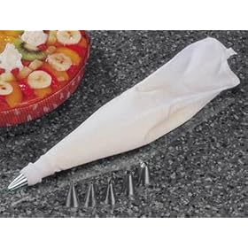 Fackelmann Tasca da pasticciere + 6 beccucci inossidabili Fackelmann Tasca da pasticciere + 6 beccucci inossidabili