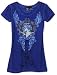 Baby Phat Girls 7-16 Printed Tee, Blue, Medium
