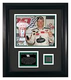 Dale Earnhardt Jr Framed 8x10 2008 Michigan Photo w/ Tire