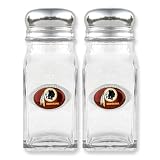 NFL Redskins Glass Salt Pepper Shakers