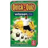 Eigenschaften ASS Altenburger Spielkarten 22509654 / Quick Quiz Fussball, 500 Fragen - 500 Antworten, mit 2 x 52 Karten Block und Bleistift