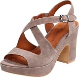Gentle Souls Women's Lone Eagle Platform Sandal,Charcoal,8 M US