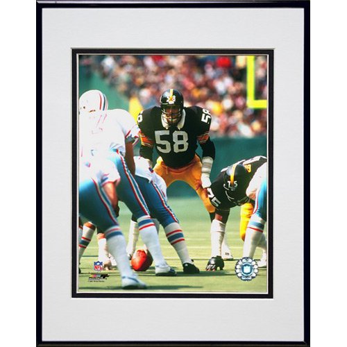 Photo File Pittsburgh Steelers Jack Lambert Framed Photo
