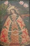 Madonna Cuzco Oil Painting Peru Folk Art 15
