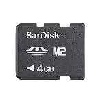 Sandisk 4GB M2 Memory Stick Micro w/ PRO DUO Adapter (SDMSM2-4096, Bulk Package)